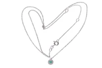 Collana con smeraldo e diamanti - Asta Speciale San Valentino