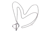 Collier con diamanti e zaffiro - Asta Speciale San Valentino