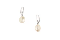 Orecchini con perle d'acqua dolce e diamanti - Asta Speciale San Valentino