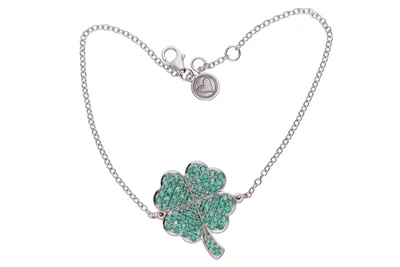 Bracciale con smeraldi e pietre verdi - Asta Speciale San Valentino