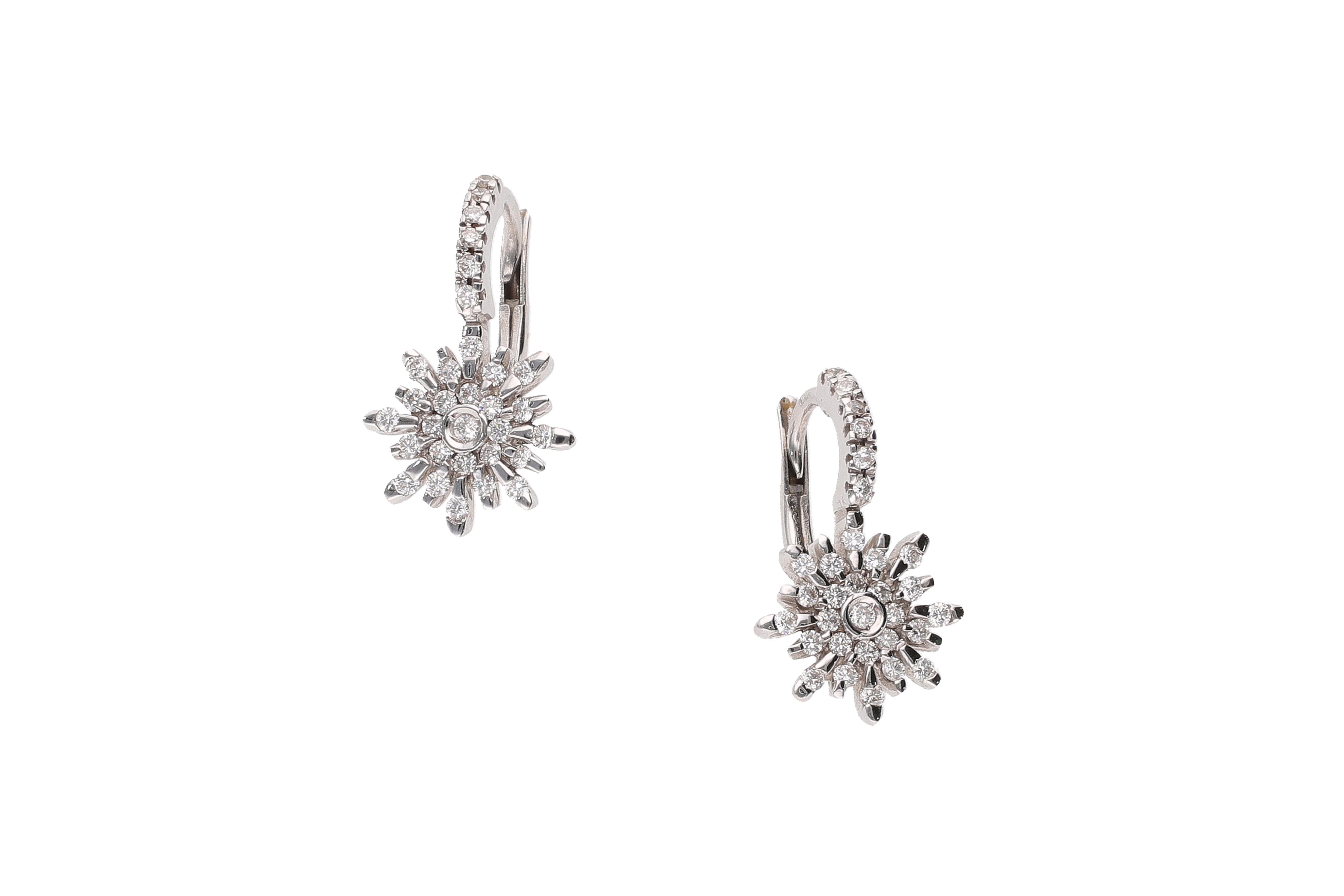 Paio orecchini con diamanti - Asta Speciale San Valentino