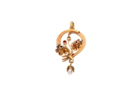 Ciondolo con diamanti, pietre, smalti e perla coltivata - Asta Tesori di Pasqua - Gioielli da riscoprire