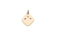 Ciondolo con rubini e diamante - Asta Tesori di Pasqua - Gioielli da riscoprire Ciondolo con rubini e diamante - Asta Tesori di Pasqua - Gioielli da riscoprire