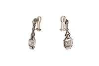 Paio di orecchini in art deco' con diamanti - Asta Tesori di Pasqua - Gioielli da riscoprire Paio di orecchini in art deco' con diamanti - Asta Tesori di Pasqua - Gioielli da riscoprire