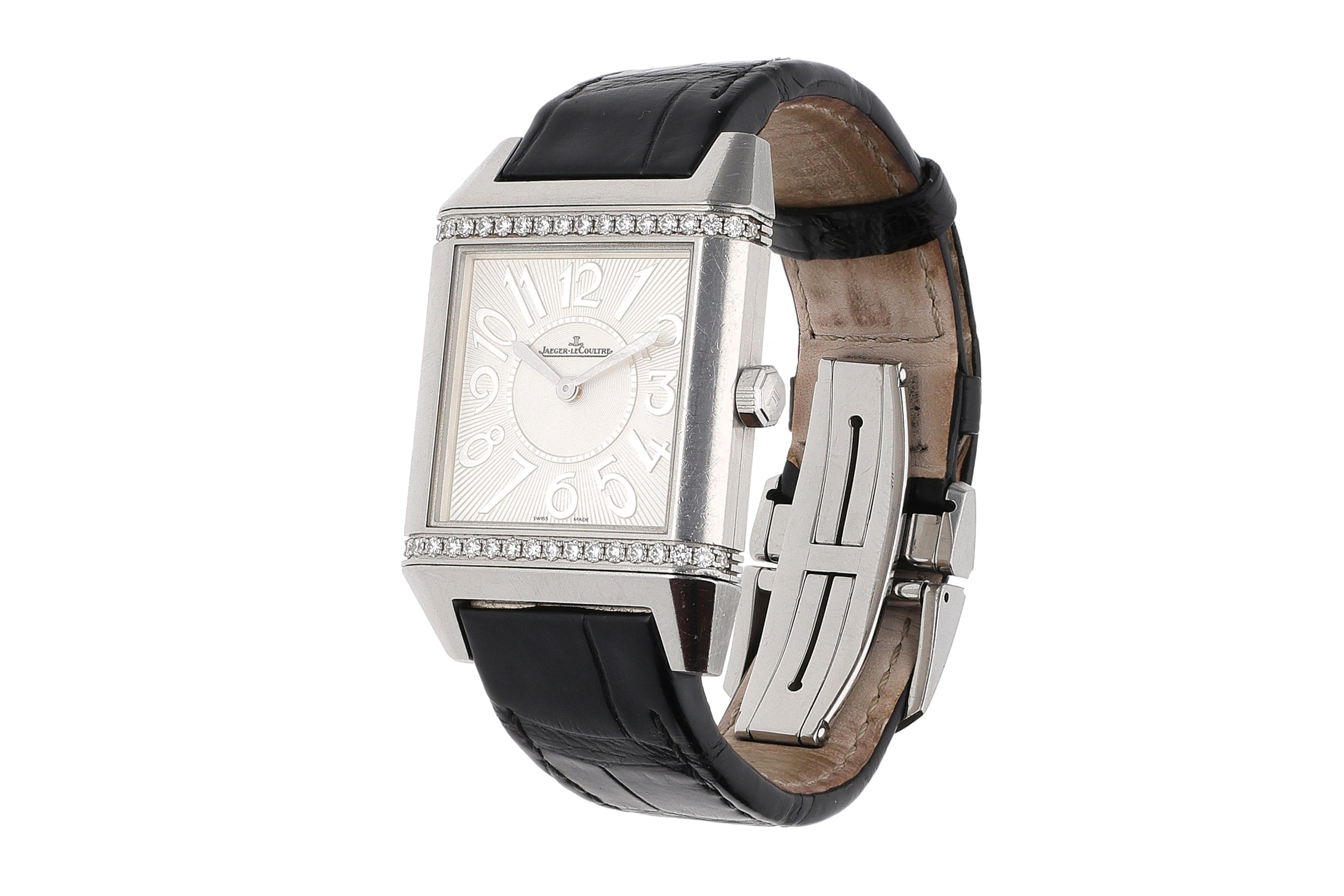 Jaeger-LeCoultre Reverso Squadra con diamanti - Asta Tesori di Pasqua - Gioielli da riscoprire