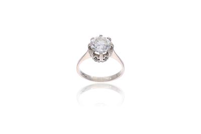 Anello con diamante - Asta Preziosi