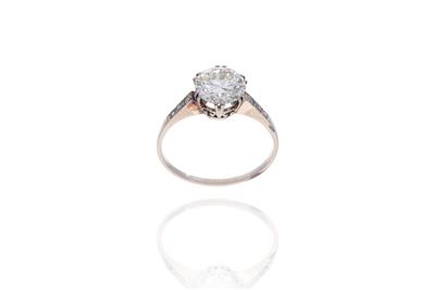 Anello in oro con diamante - Asta Preziosi