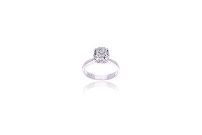 Anello in oro con diamanti - Asta Preziosi