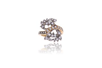Anello in oro con diamanti - Asta Preziosi