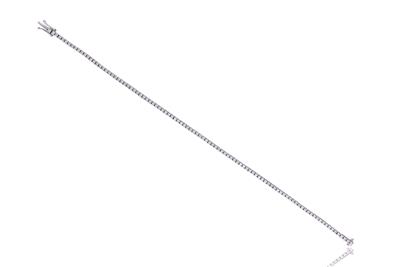 Bracciale tennis con diamanti - Asta Preziosi