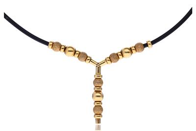 Collana con chiusura e centrale in oro - Asta Preziosi