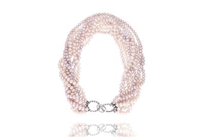 Collana di perle di fiume - Asta Preziosi