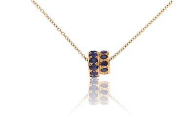 Collana in oro e zaffiri - Asta Preziosi