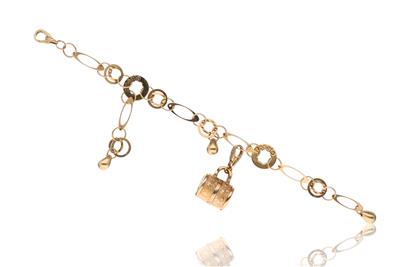 Rosato bracciale in oro - Asta Preziosi
