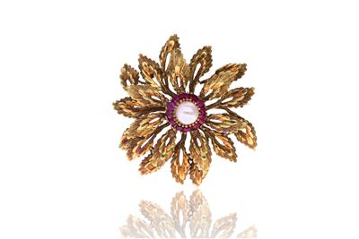 Spilla in oro - Asta Preziosi