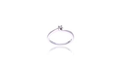 Anello con diamante - 