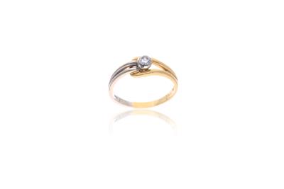 Damiani anello con diamante - 