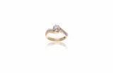 Anello con diamante - 