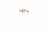 Anello con diamante - 