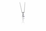 Collana punto luce con diamante - 