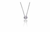 Collana punto luce con diamante - 