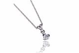 Collana punto luce con diamante - 