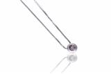 Collana punto luce con diamante - 