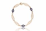 Bracciale con smalti - 