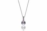 Collana con perla e diamante - 