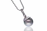 Collana con perla e diamante - 