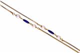 Collana in oro con perle - 