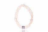 Collana perle diam 5,5-6 mm con chiusura e inserti in oro - 