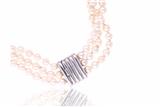 Collana perle diam 5,5-6 mm con chiusura e inserti in oro - 