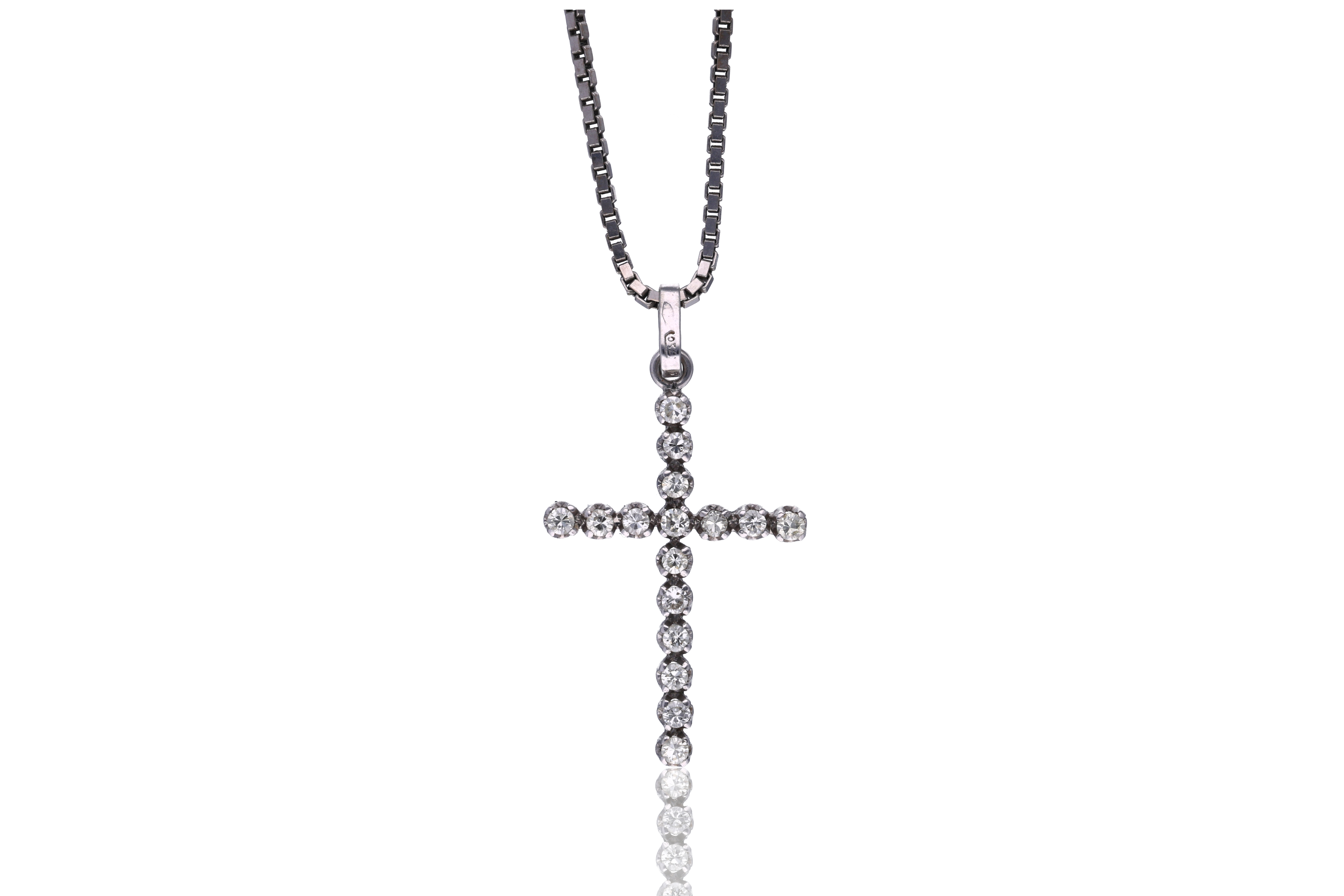 Collana con ciondolo diamanti - Asta Preziosi