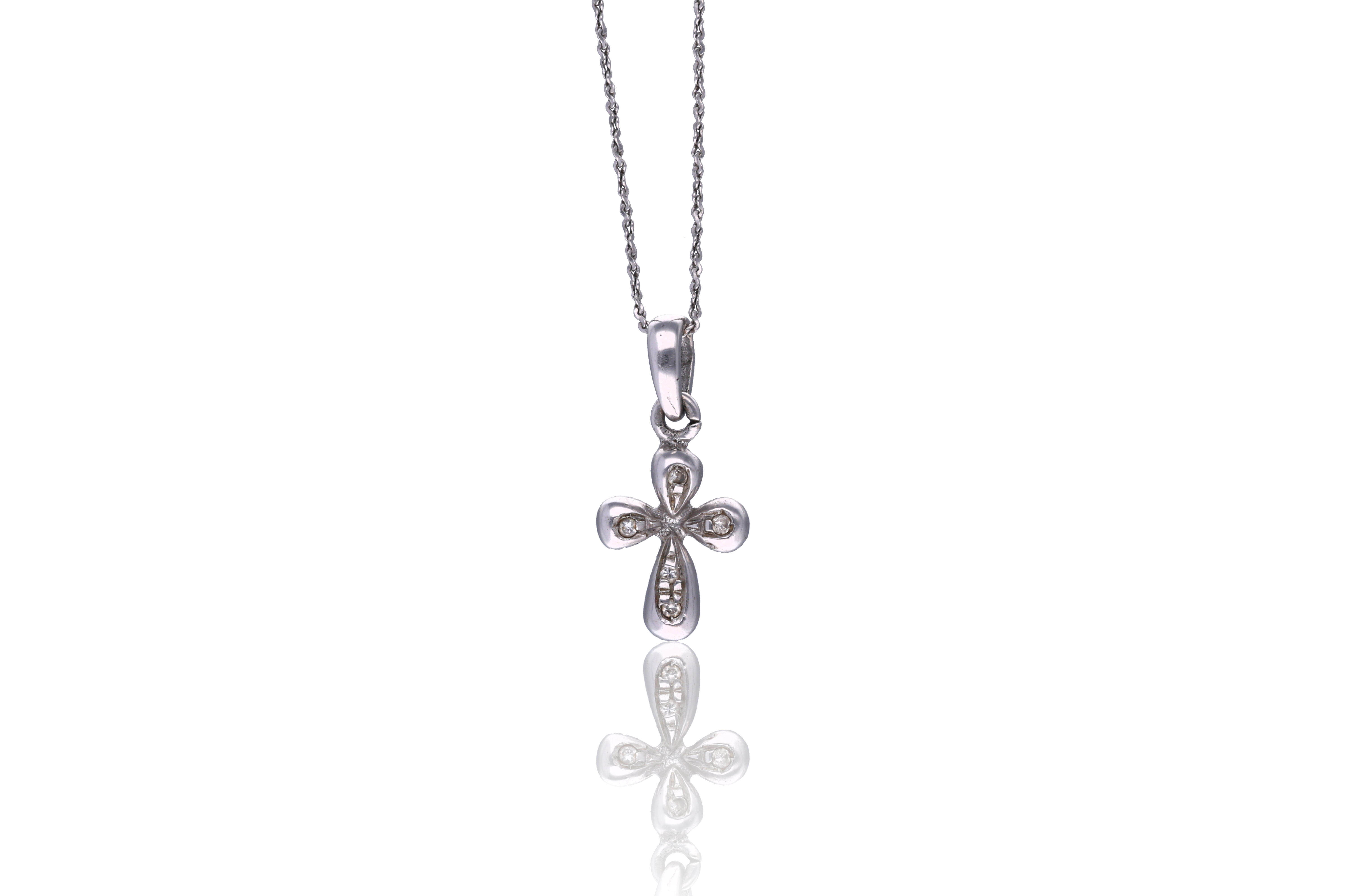 Collana con ciondolo diamanti - Asta Preziosi