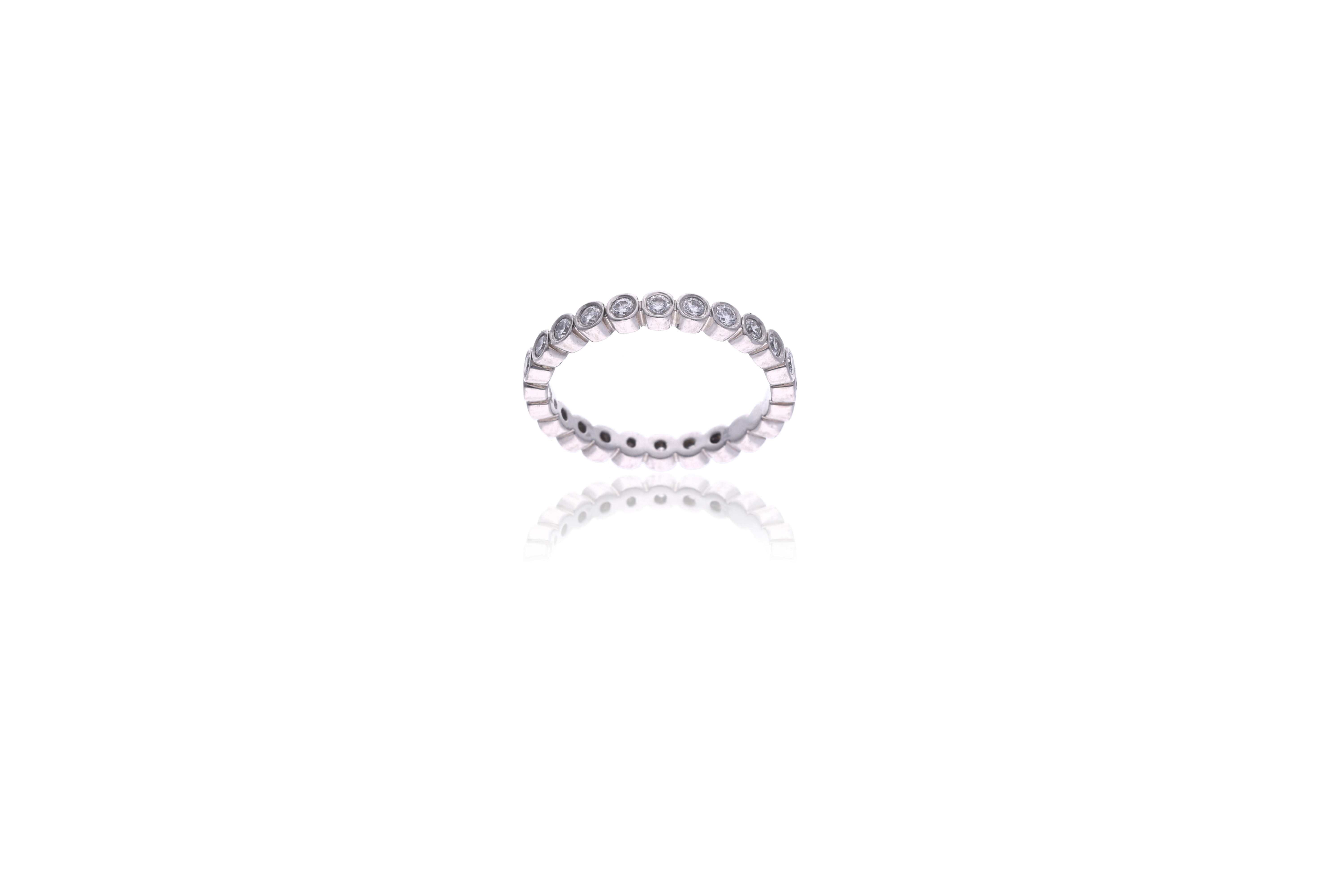 Tiffany & Co anello in platino 950, con diamanti - Asta Preziosi