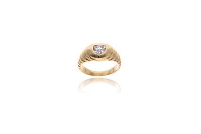 Anello in oro, con diamante - Asta Preziosi Anello in oro, con diamante - Asta Preziosi