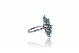 Anello con diamanti e smeraldi - Asta Preziosi Anello con diamanti e smeraldi - Asta Preziosi