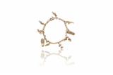 Bracciale con ciondoli, in oro - Asta Preziosi