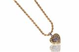 Collana e ciondolo a cuore con diamanti - Asta Preziosi Collana e ciondolo a cuore con diamanti - Asta Preziosi