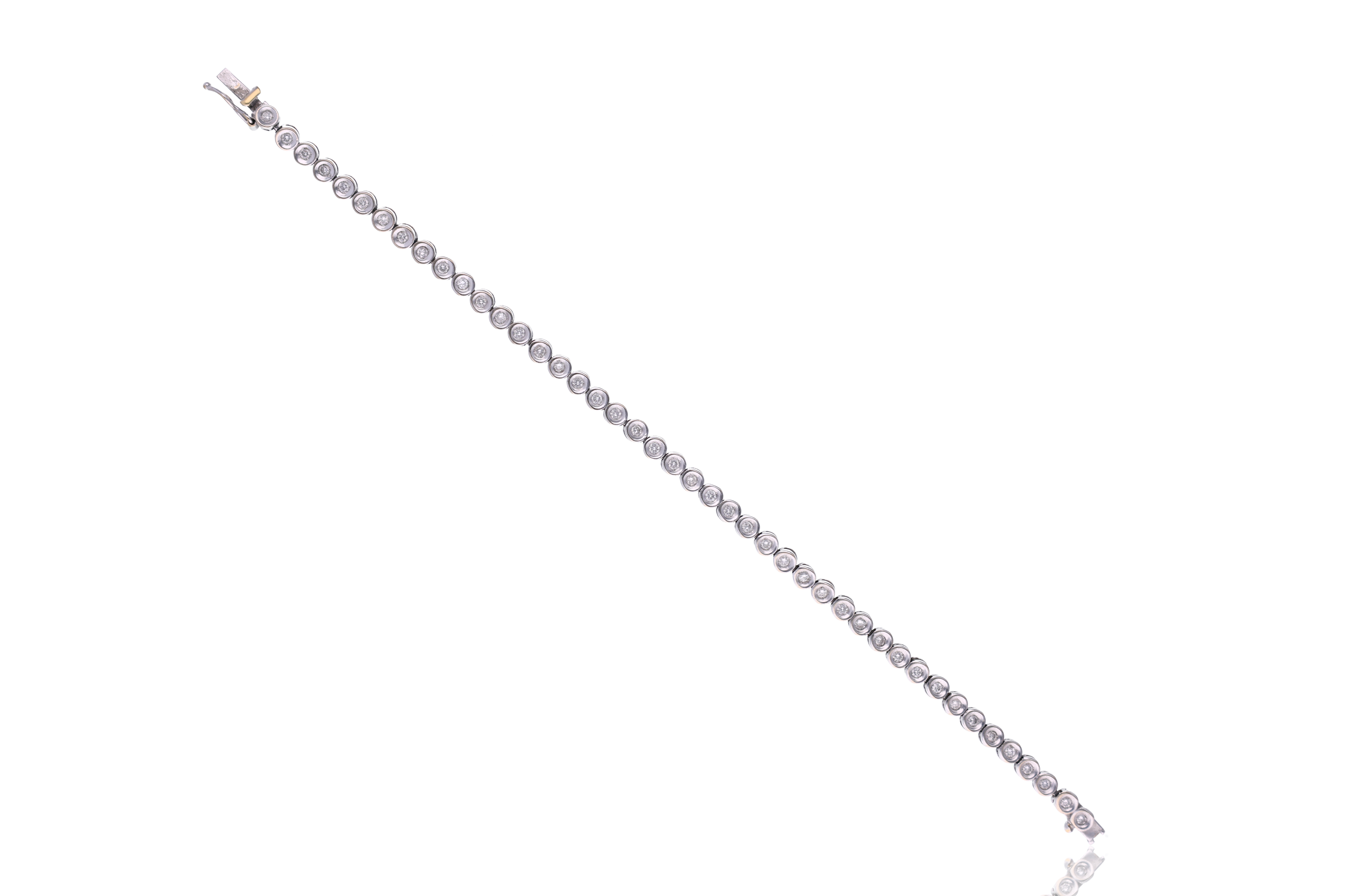 Bracciale tennis con diamanti - Asta Preziosi