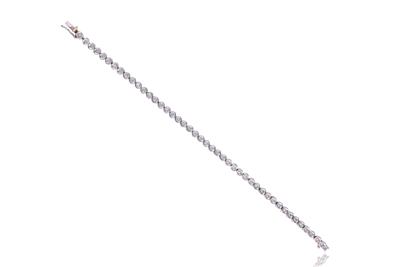 Bracciale tennis con diamanti - Asta Preziosi Bracciale tennis con diamanti - Asta Preziosi