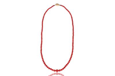 Collana corallo con chiusura in oro - Asta Preziosi Collana corallo con chiusura in oro - Asta Preziosi