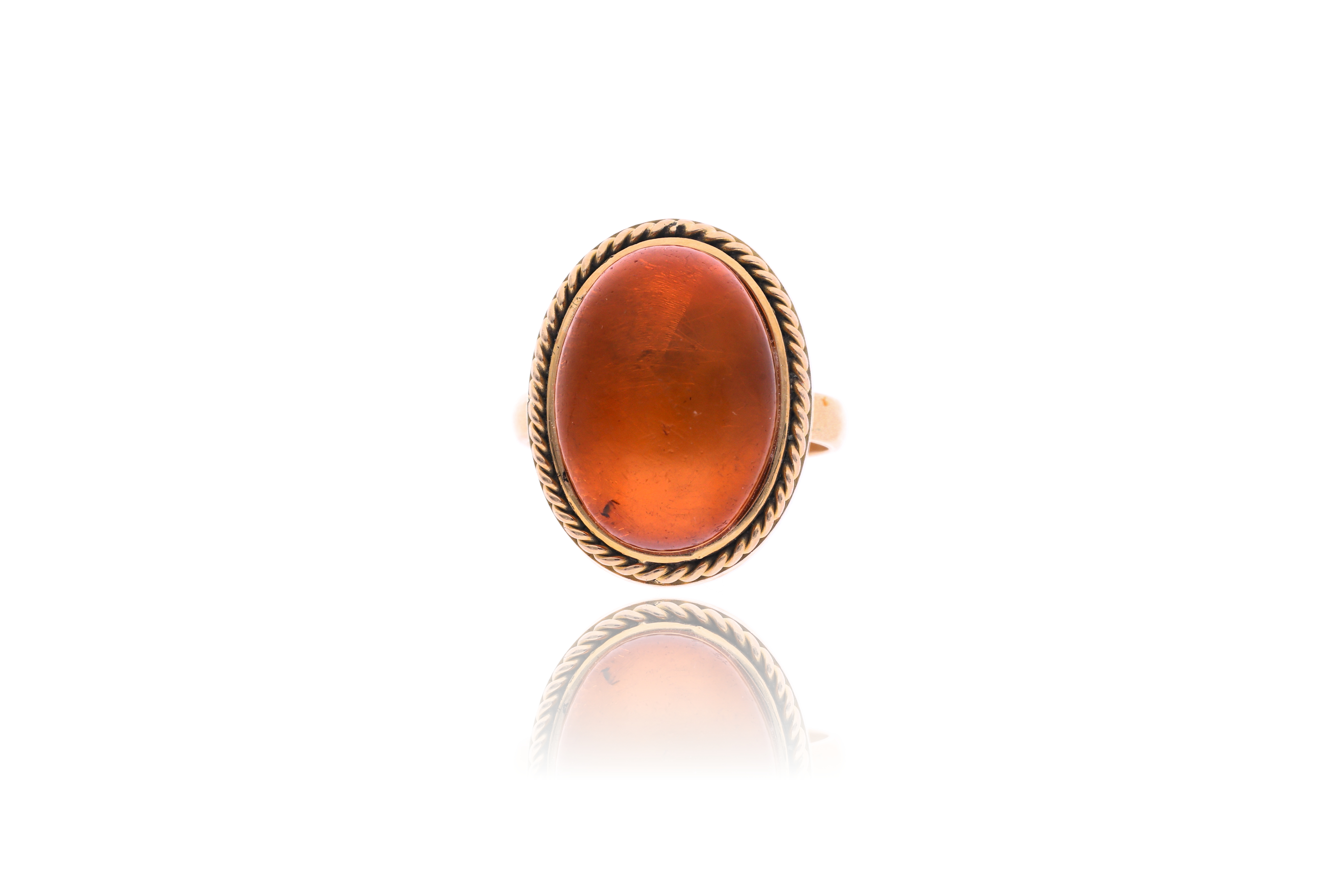 Anello con ambra - Asta Preziosi