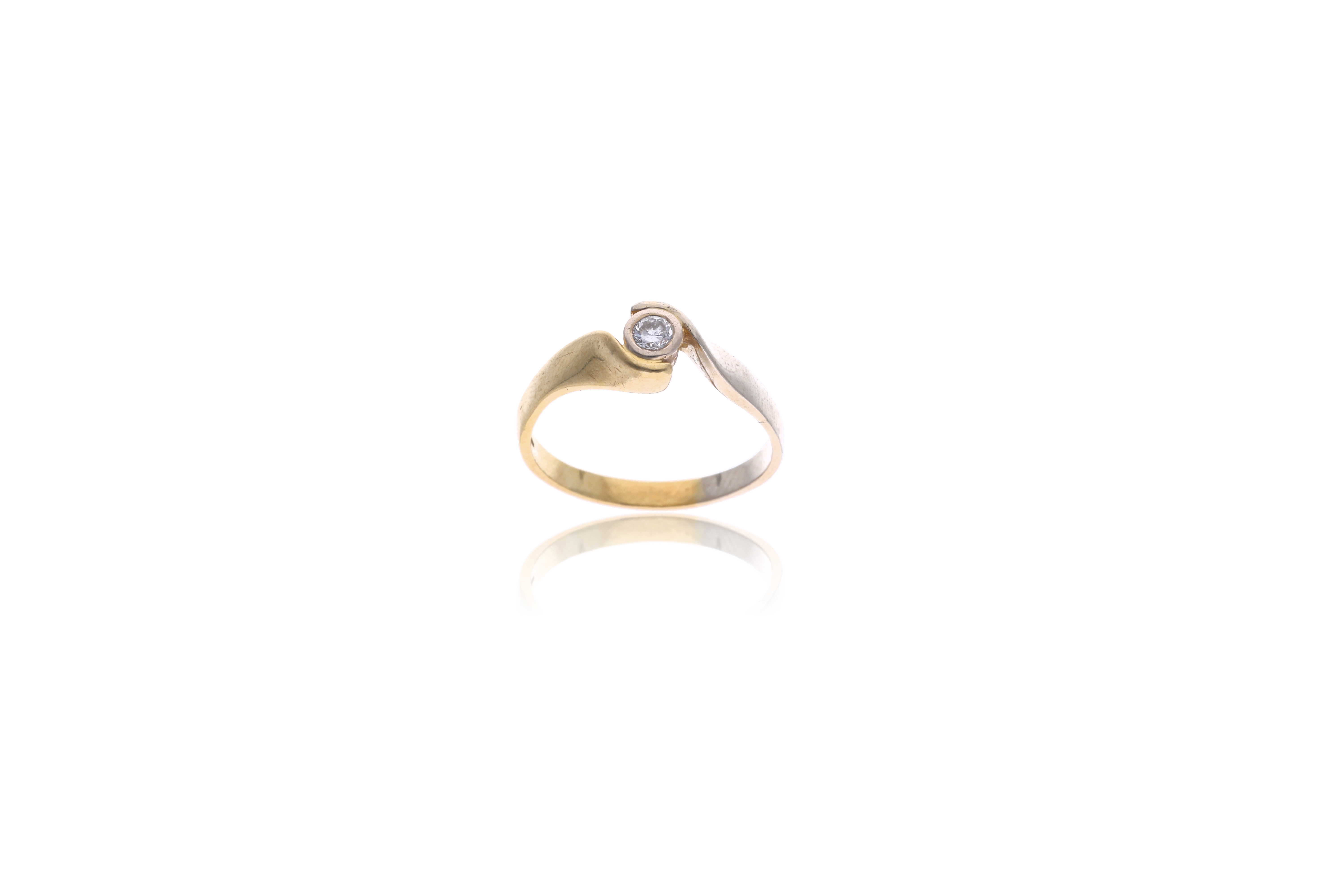 Anello con diamante - Asta Preziosi