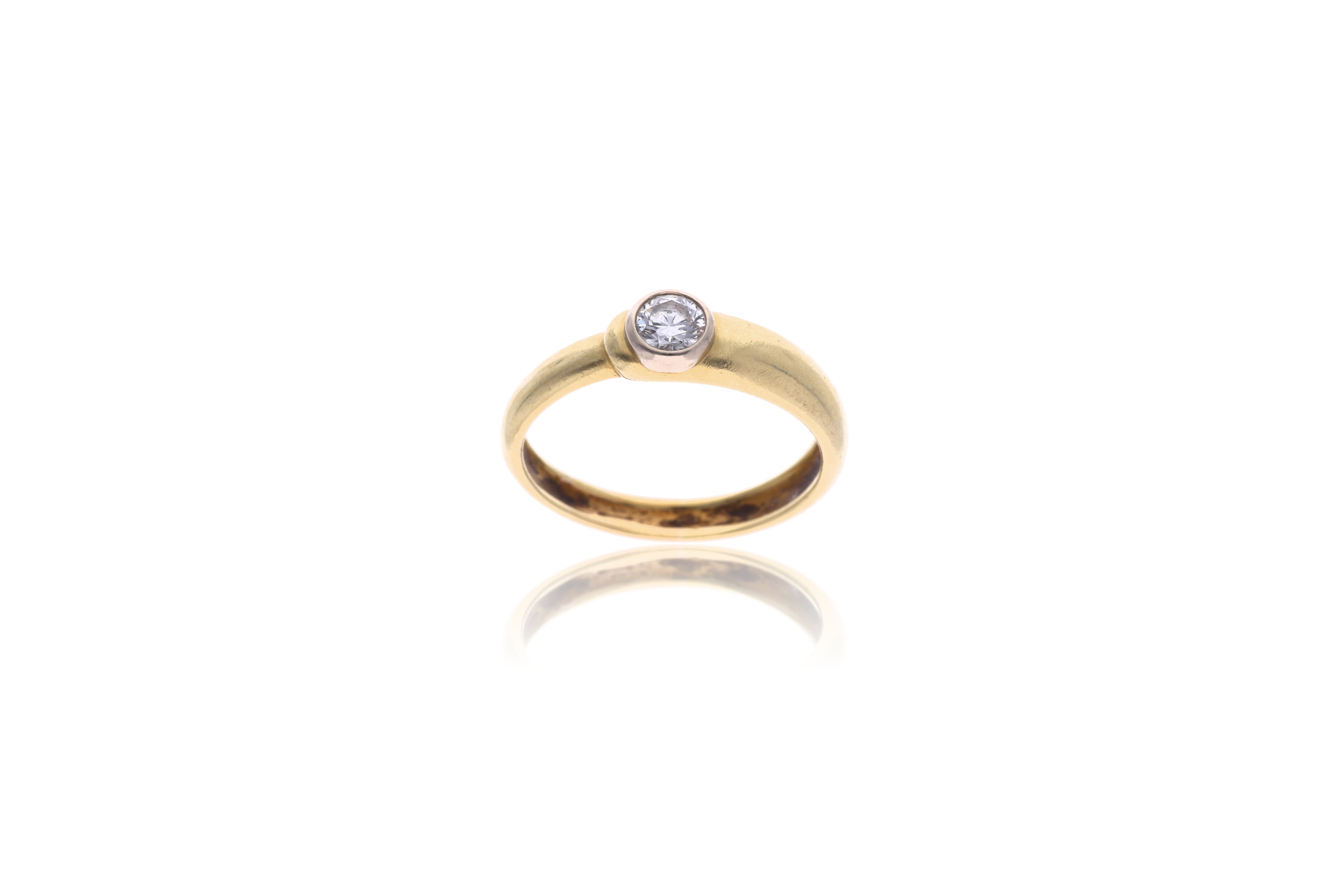 Anello con diamante - Asta Preziosi