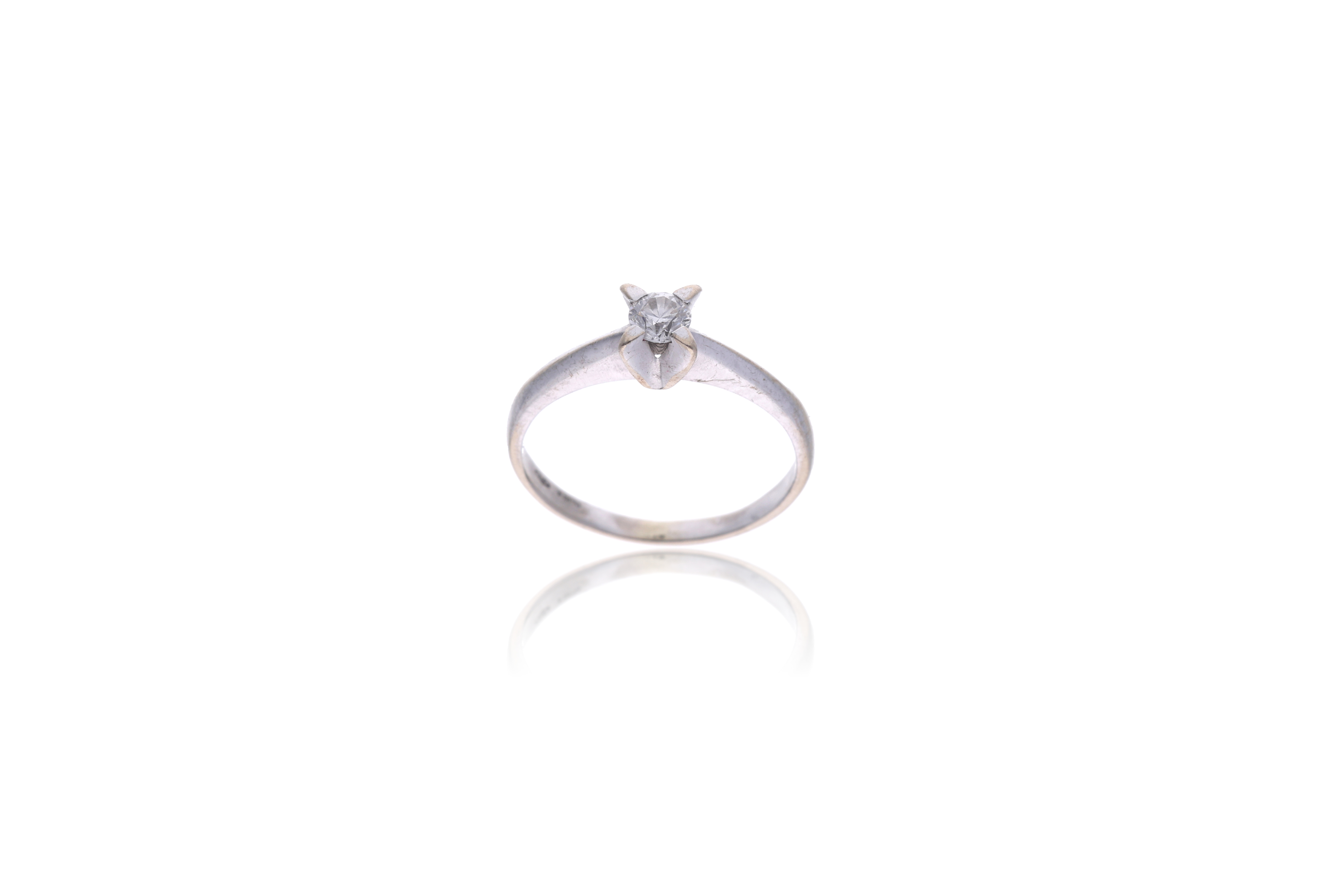 Anello con diamante - Asta Preziosi