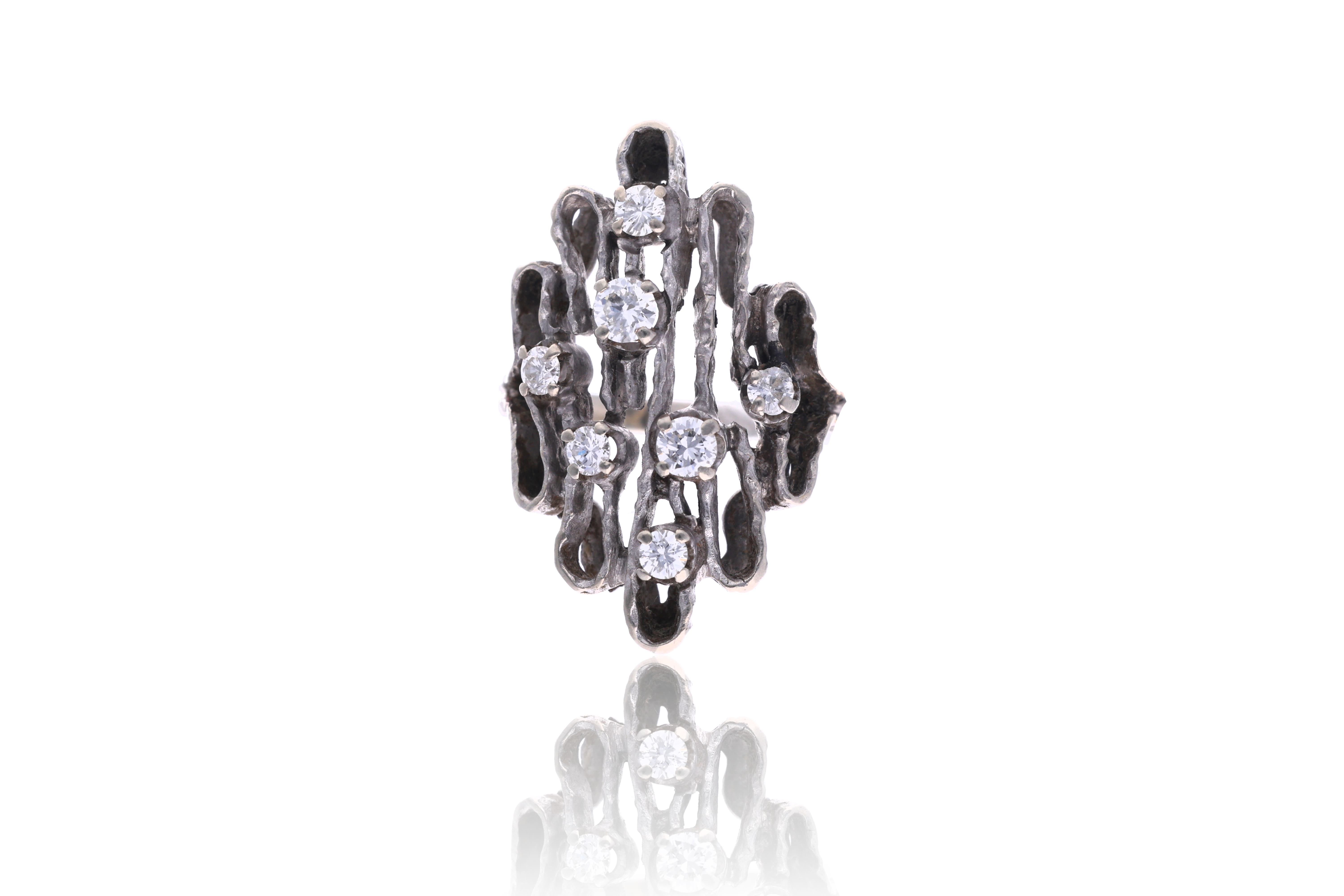 Anello con diamanti - Asta Preziosi