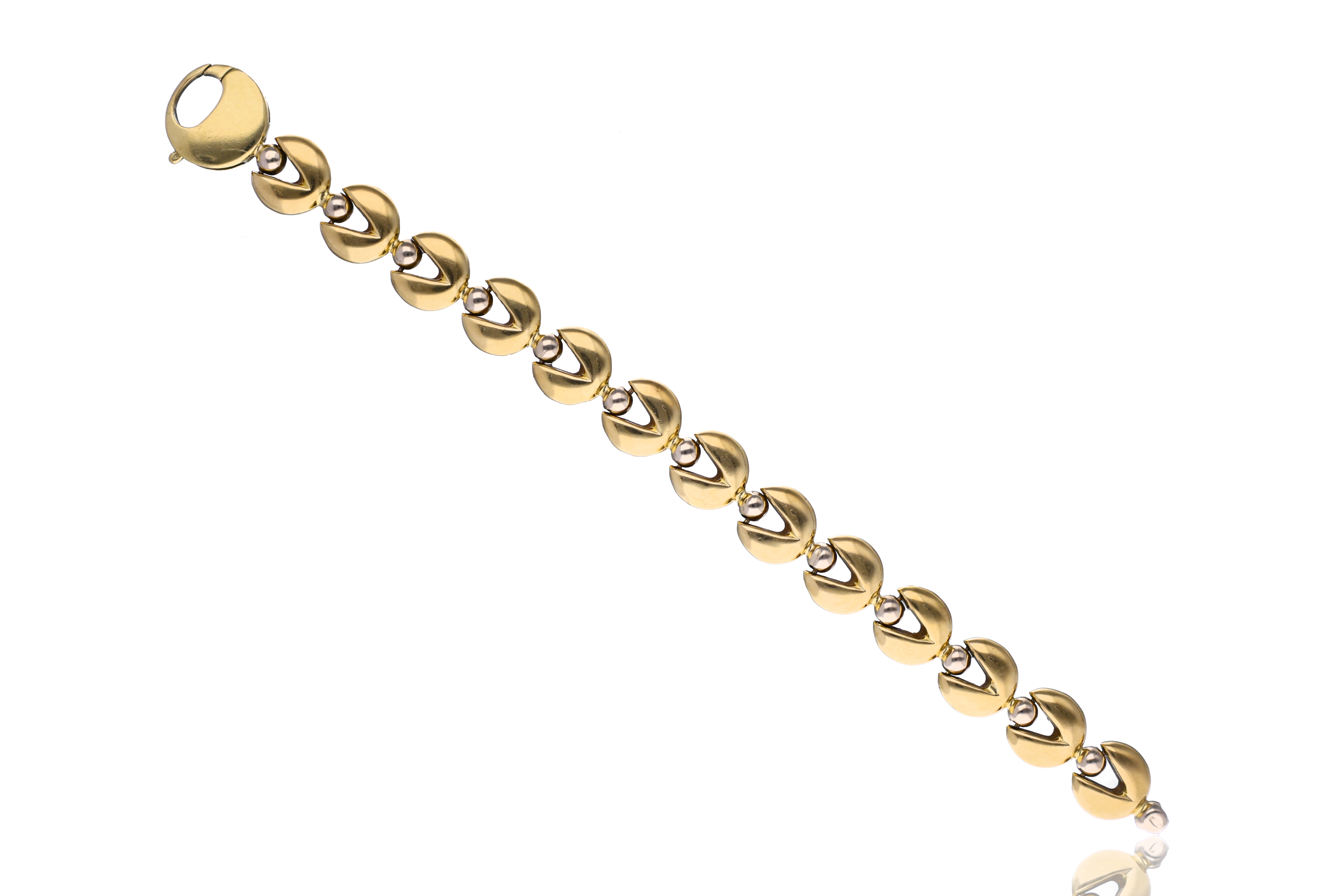 Bracciale in oro bicolore - Asta Preziosi
