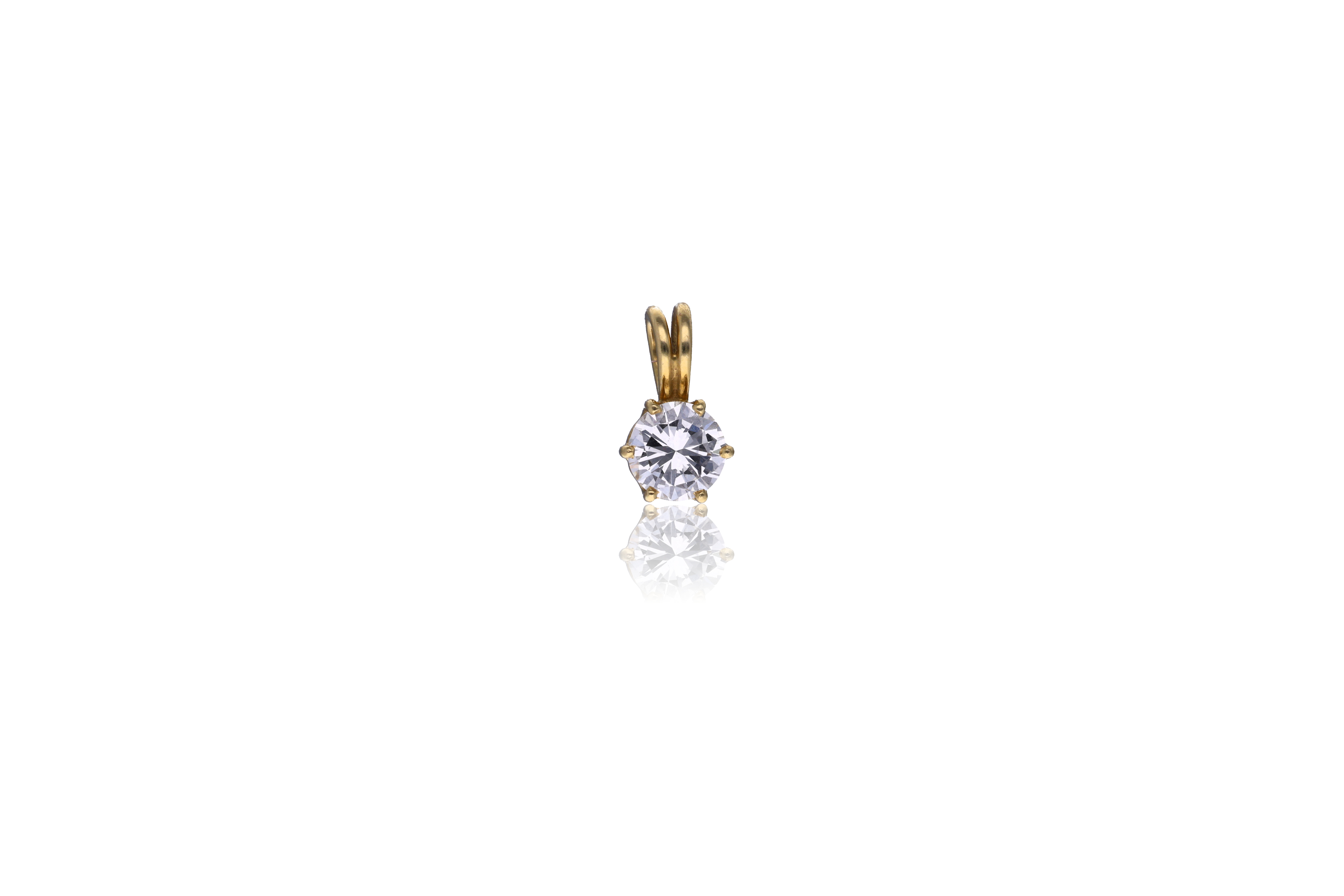 Ciondolo con diamante - Asta Preziosi